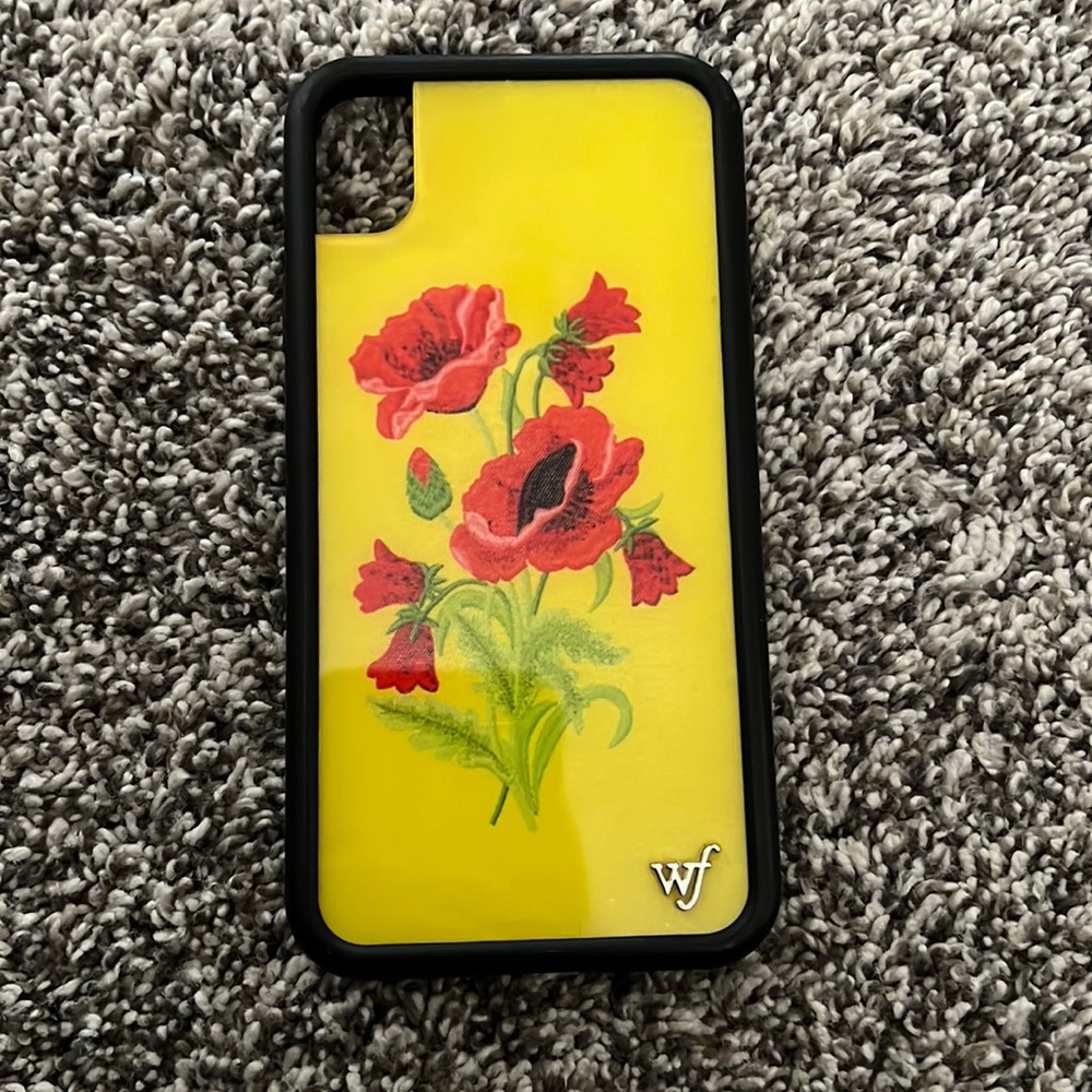 Yellow Wildflower Case iPhone XR